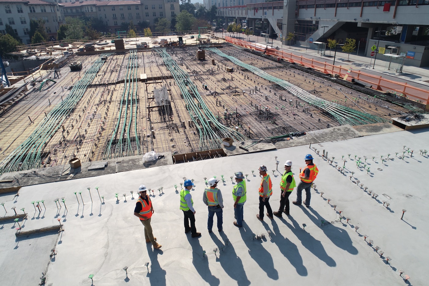 Construction plans being reviewed